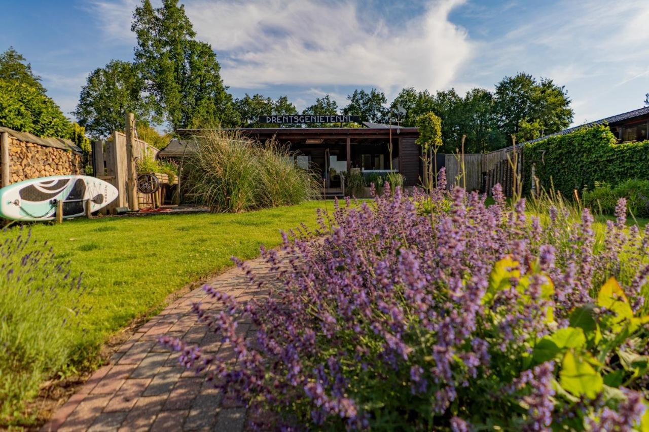 Drents Genieten - Lavendelheide Met Uitzicht Op Het Water Erm المظهر الخارجي الصورة